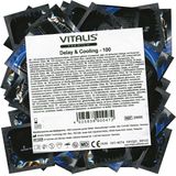 Vitalis PREMIUM «Delay &amp; Cooling» 100 verz&#246;gernde Kondome - gegen vorzeitigen Samenerguss, Maxipack