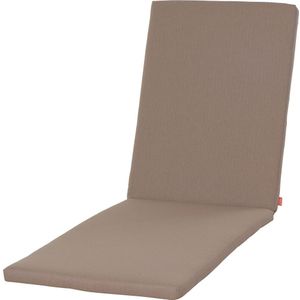 ASTER Liegenauflage Dessin Fish Bone braun, 100 % recyceltes Polyester