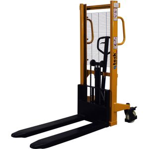 qteck Hochhubwagen HHM-Serie 1150mm Gabell&#228;nge Nylon Tandem 1200mm Hubh&#246;he 500kg Tragkraft