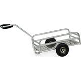 Fetra Outdoor-Handwagen feuerverzinkt mit 845x545mm Ladefl&#228;che aus Alu-Quintettblech und Polyurethanbereifung