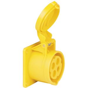 PCE CEE 16 A 110 V 4P Socket - female - yellow Gelb - IP44