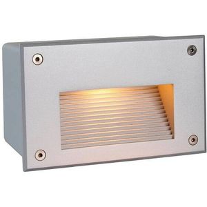 Side II WW Wandeinbauleuchte IP65 silberfarben