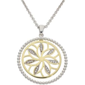 JuwelmaLux Anh&#228;nger 925 Sterling Silber Gold plattiert, beweglich JL20-02-1155