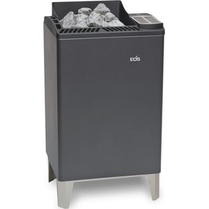 Eos EuroMax 12 kW finnischer Saunaofen Premium Standofen anthrazit perleffekt