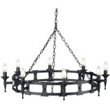 Elstead Lighting Kronleuchter Saxon 8xE14 H:58,5 Ø:90