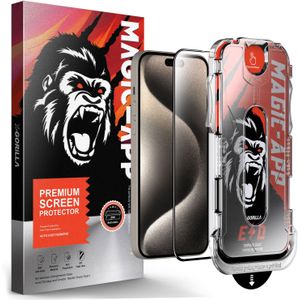 5x Panzerglas f&#252;r iPhone 11 3D KLAR MAGIC-APP echtes Tempered X-Gorillaglas Displayschutz Schutzglas Schutzfolie Panzerfolie Screen Protector