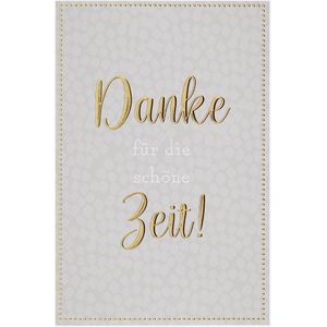 Abschied Gru&#223;karte mit Umschlag Abschied Danke f&#252;r die sch&#246;ne Zeit