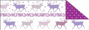 Fotokarton Classic Christmas flieder brombeer 300g qm 49,5x68cm M2