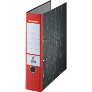 Ordner A4 Wolkenmarmor 75mm rot