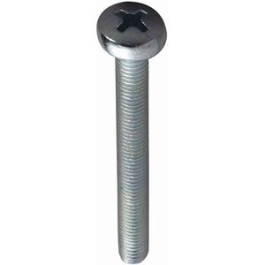 SB Gewindeschrauben mit Muttern DIN 7985 5x40mm verzinkt, Inhalt: 4 St&#252;ck
