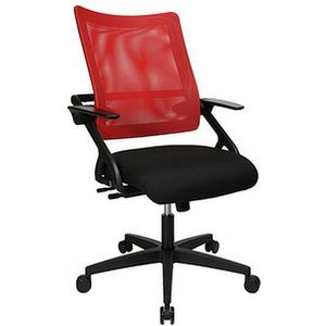 Topstar B&#252;rodrehstuhl New S'move Netzr&#252;cken rot