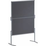Moderationstafel Klappbar Pro 120x150cm Filz grau