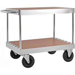 Kongamek Tischwagen verzinkt 994x700mm Ladefl&#228;che aus MDF mit Bremse