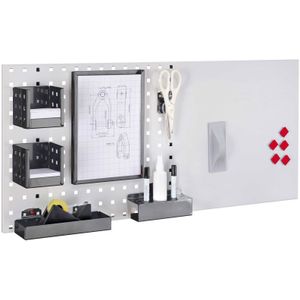 Kappes LogoChart® Office Set #2 1x Lochplatte 1000x450mm 1x Zubeh&#246;rsortiment 14-teilig Anthrazitgrau RAL 7016