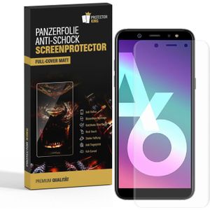4x Panzerfolie f&#252;r Samsung Galaxy A6 Plus FULL-COVER Displayschutzfolie MATT