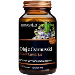 Doctor Life Black Cumin Oil 1000mg Dietary Supplement 120 Capsules