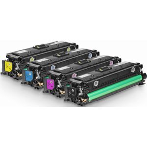 Gigao 508X Toner-Set Kompatibel f&#252;r HP Color LaserJet Enterprise M550 Series (4er Pack CMYK)