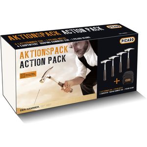PICARD Aktionspack 4 x Latthammer Nr. 298 geraut + M&#252;tze DIN 7239