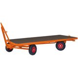 VARIOfit Industrieanh&#228;nger mit 2-Achs Drehschemellenkung und Vollgummibereifung, 5000kg Traglast 2000x1000x530mm