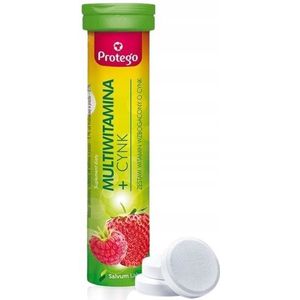 Protego Multivitamin + Zinc Effervescent Tablets 20 Count
