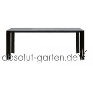 Grande Arche Tisch 220x100cm (taupe Steinoptik anthrazit)