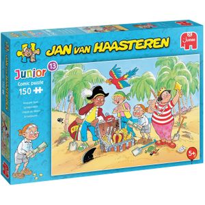 Jumbo Spiele 1110100034 Jan van Haasteren Junior 13 Schatzsuche 150 Teile Puzzle