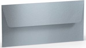 Briefumschlag DL Nassklebung Silber