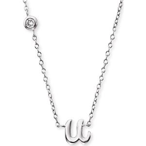 Engelsrufer Buchstaben U Kette Silber ERN-INITIAL-U mit Zirkonia