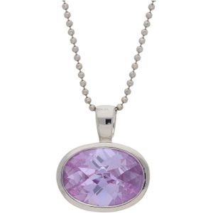 JuwelmaLux Anh&#228;nger 925 000 Sterling Silber mit Flieder Zirkonia JL10-02-2611