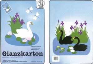 Glanzkarton 250g qm 23x33cm VE=10 Bogen 10 Farben sortiert