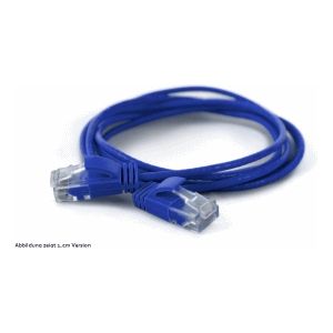 wantecWire Patchkabel CAT6A (rund 2,8mm) UTP blau 1,50m