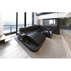 XXL Wohnlandschaft Wave mit Ottomane