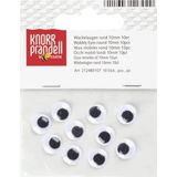 Wackelaugen 10mm schwarz wei&#223; VE=10 St&#252;ck