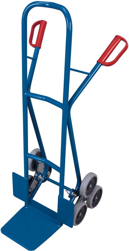 VARIOfit Treppenkarre 200kg Tragkraft mit 2 dreiarmigen Radsternen Ma&#223;e 610x630x1310mm