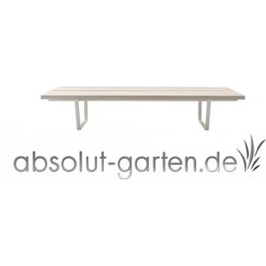Bank Orízon 3-Sitzer (gr&#252;ner Tee Sitzfl&#228;che in Holzoptik)
