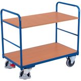 VARIOfit Etagenwagen, niedrig mit 2 Ladefl&#228;chen 1200x800mm