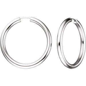 JOBO""Creolen rund 925 Sterling Silber Ohrringe Silberohrringe Silbercreolen