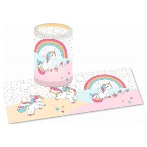 Laternenzuschnitte Einhorn Transparentpapier 115g qm 20x50cm VE=25 Blatt