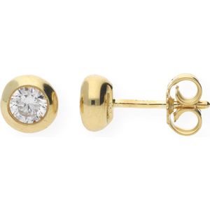 JuwelmaLux Ohrringe 925 Zirkonia Gold plattiert JL20-06-0199