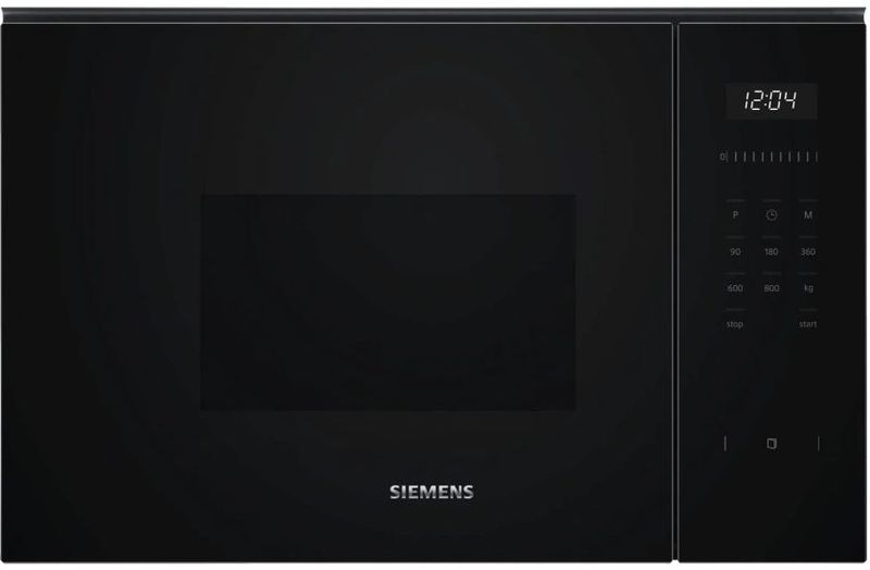 Siemens Mikrowelle BF525LMB1 in Schwarz - Schnelles Erw&#228;rmen, Elegantes Design