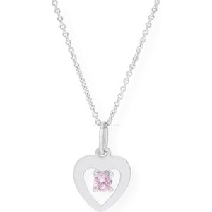 JuwelmaLux Kinder Anh&#228;nger 925 000 Sterling Silber Herz mit Zirkonia JL10-02-0696