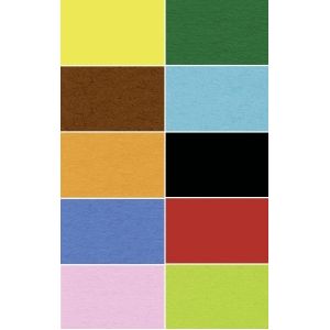 Fotokarton 300g qm 50x70cm VE=50 Bogen 10 Farben sortiert