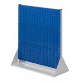 Kappes ®RasterPlan Stellw&#228;nde doppelseitig Gr&#246;&#223;e #3 - 2x Lochplatten 4x Schlitzplatten Enzianblau RAL 5010