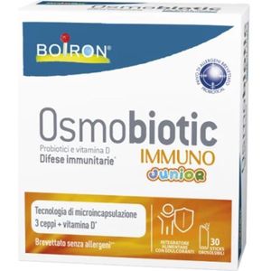 Boiron Osmobiotic Immuno Junior Dietary Supplement For Immune Defenses - 30 Soluble Sticks
