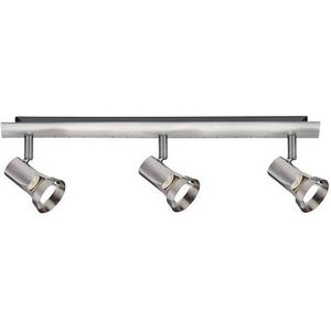 Wand- Deckenleuchte Teja GU10 230V max. 3x10W dimmbar Nickel satiniert