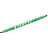 Fasermaler und Fineliner in einem Trio 2 in 1 hellgr&#252;n