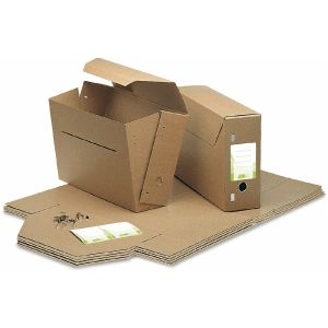 Gemeinde-Archivbox 370x115x265mm braun