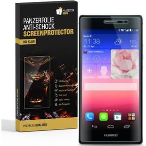 3x Panzerfolie f&#252;r Huawei P7 ANTI-SCHOCK Displayschutzfolie Displayfolie HD KLAR