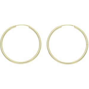JuwelmaLux Creolen 925 Silber Gold plattiert JL16-06-0558