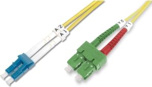 LWL Patchk. SC (APC) LC (PC), Singlem. 09 125 Âµ, Duplex 3m